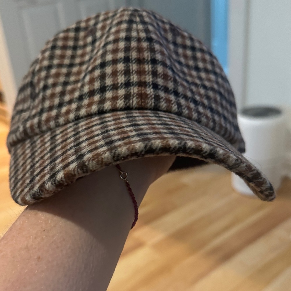 Banana Republic Plaid Brown Hat